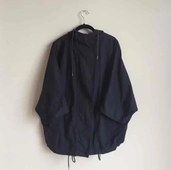 X sold X Zara navy cape parka - Picture 5 of 5